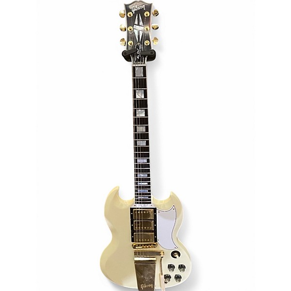 Used 2023 Gibson 1963 SG Custom Reissue  Classic White Solid Body Electric Guitar