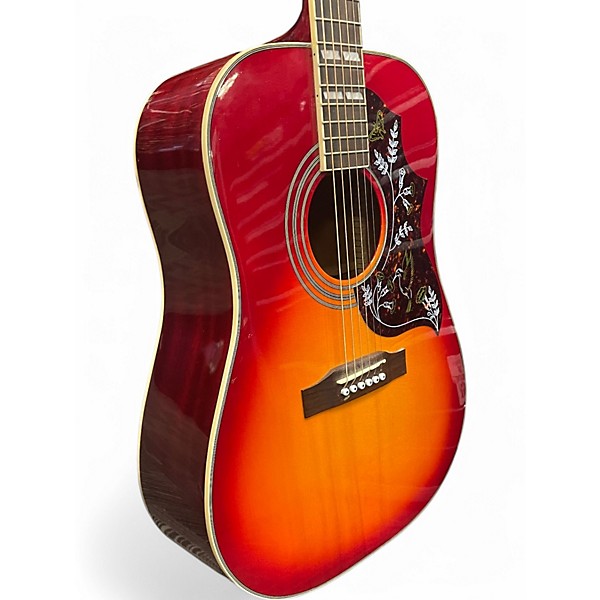 Used Epiphone Hummingbird Cherry Sunburst Acoustic Guitar