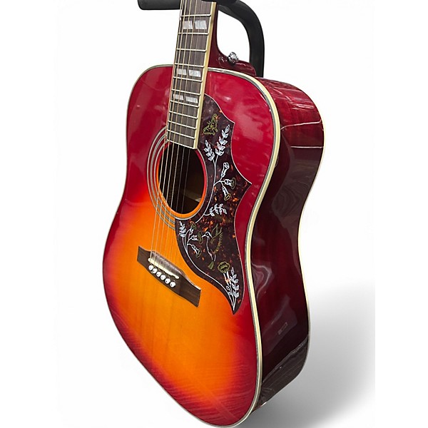Used Epiphone Hummingbird Cherry Sunburst Acoustic Guitar
