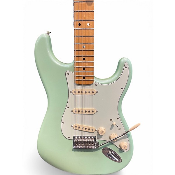 Used 2018 Fender Standard Stratocaster Mint Green Solid Body Electric Guitar