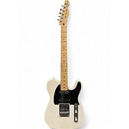 Used Fender Deluxe Nashville Telecaster White Solid Body Electric Guitar