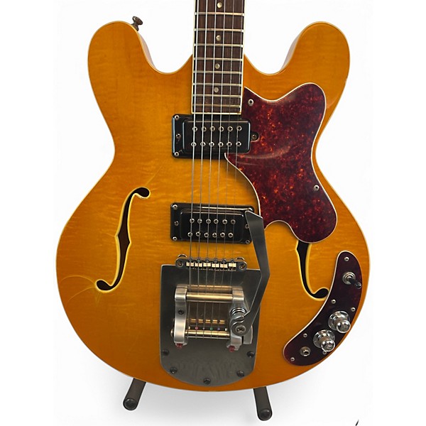 Vintage 1970s Mosrite 70's Hollowbody w/ Tremolo by Semie Moseley Natural Hollow Body Electric Guitar