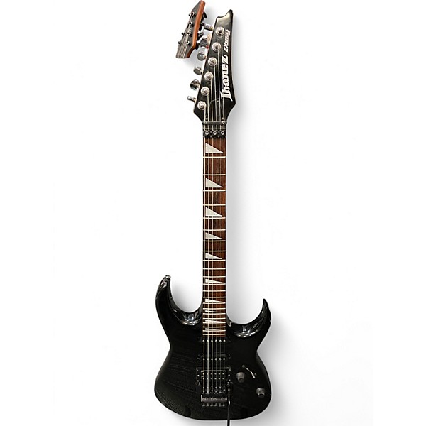 Used Ibanez EX Series Black Solid Body Electric Guitar