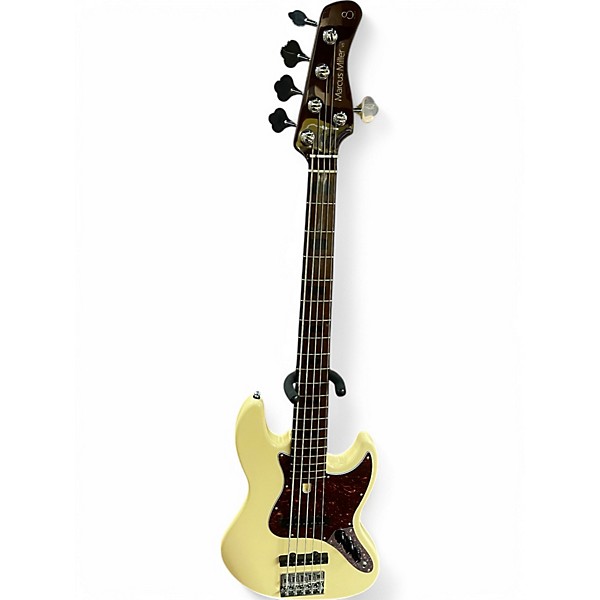 Used 2017 Sire Marcus Miller V5 Olympic White Electric Bass Guitar
