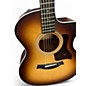 Used Taylor 214CE-K SB Brown Sunburst Acoustic Electric Guitar