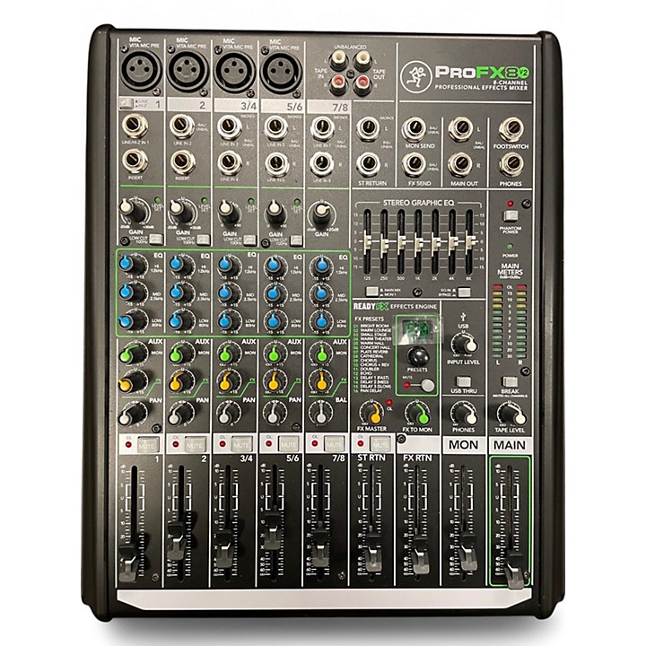 MACKIE PRO FX8 V2（ジャンク） Used Mackie FX8 V2 Unpowered Mixer | Guitar Center