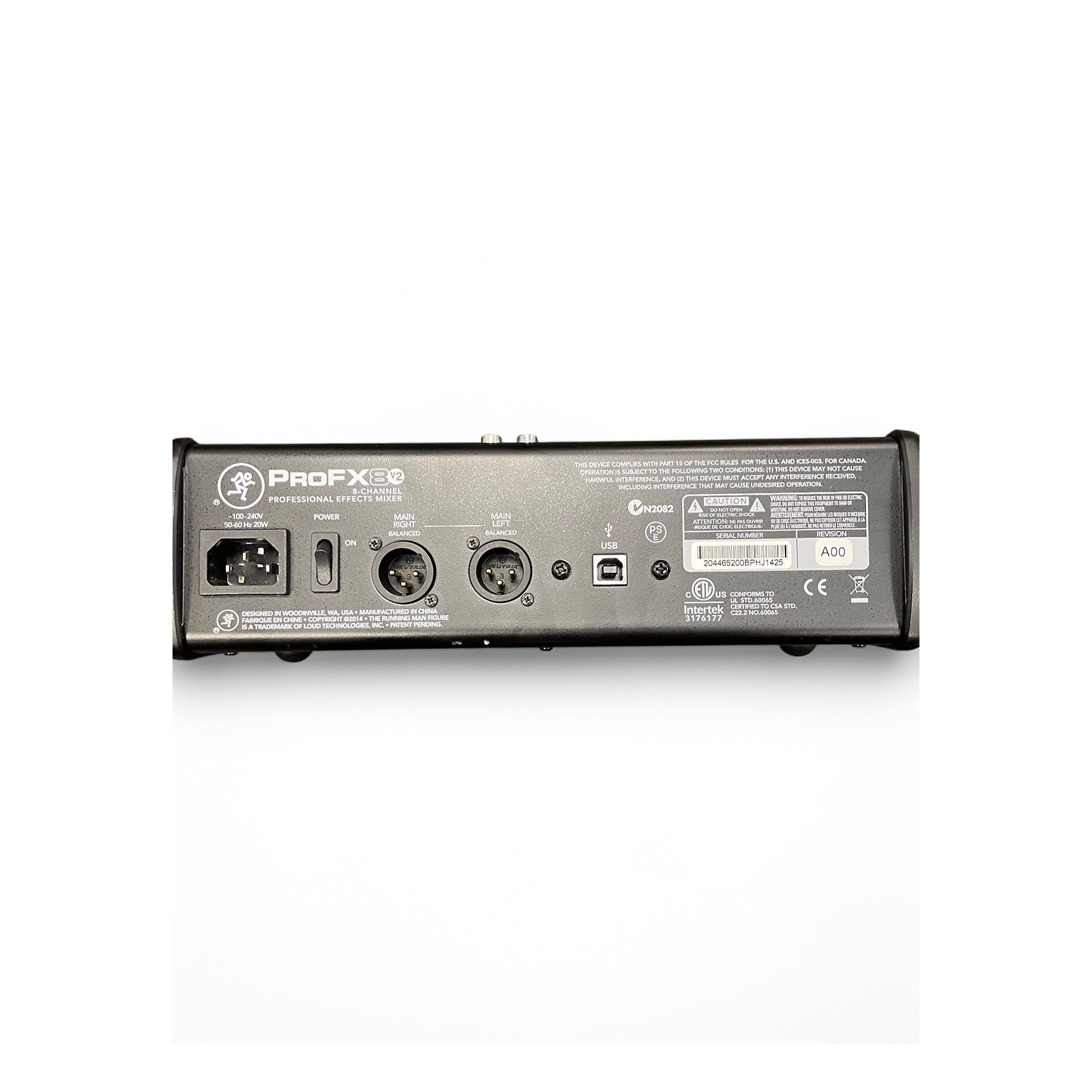 MACKIE PRO FX8 V2（ジャンク） Mackie PROFX8V2 8-Channel Professional Effects Mixer for