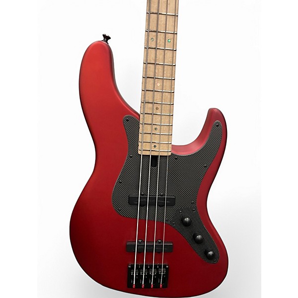 Used Brubaker JXB-4 USA  RED VELVET Electric Bass Guitar