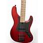 Used Brubaker JXB-4 USA  RED VELVET Electric Bass Guitar