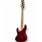 Used Brubaker JXB-4 USA  RED VELVET Electric Bass Guitar