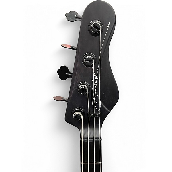 Used Brubaker JXB-USA-4 Satin Black Electric Bass Guitar