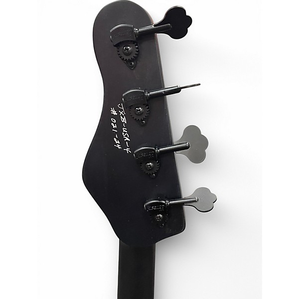 Used Brubaker JXB-USA-4 Satin Black Electric Bass Guitar