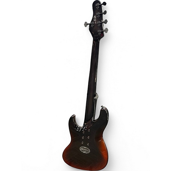 Used Brubaker JXB-USA-5 RUST BURST Electric Bass Guitar