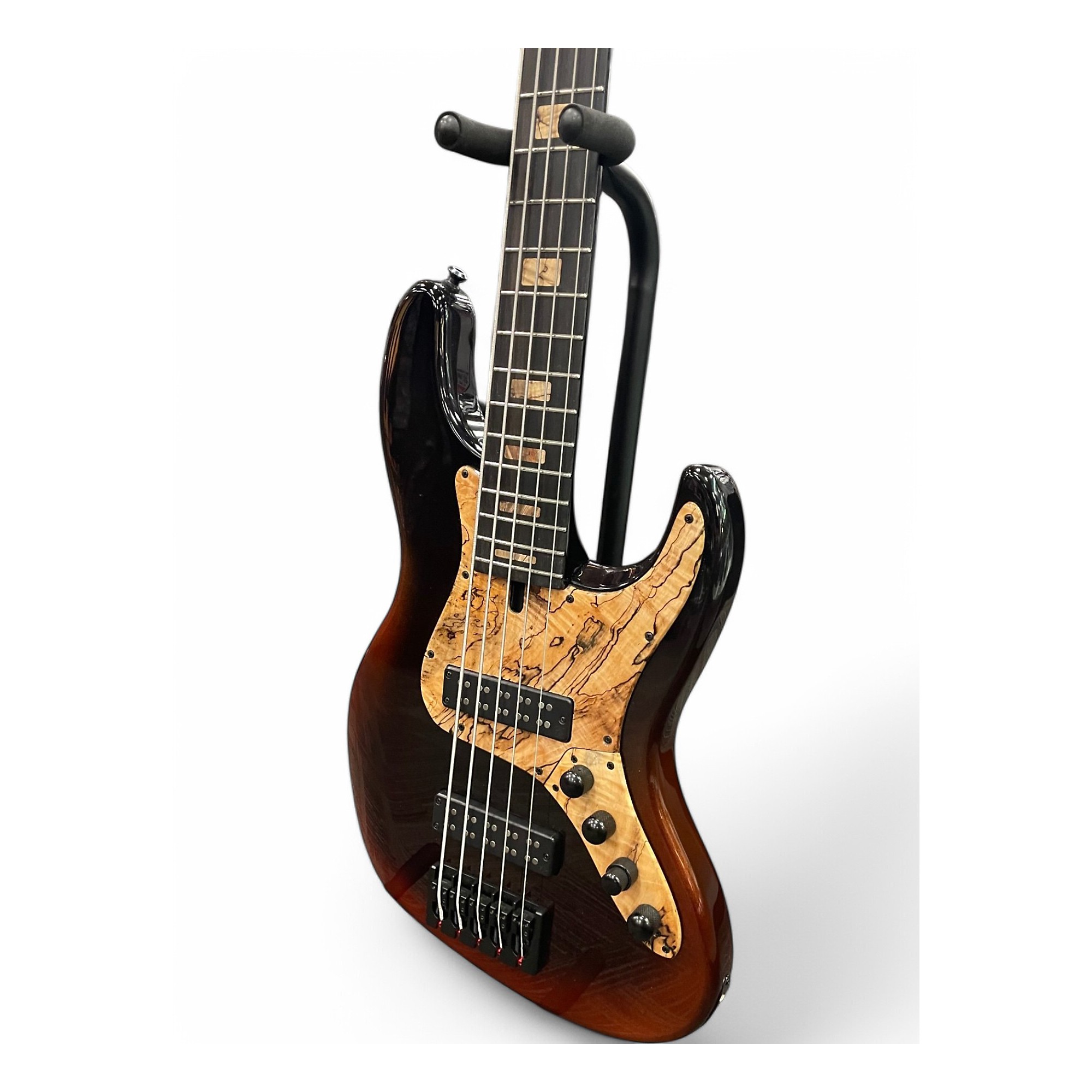 Used Brubaker JXB-USA-5 RUST BURST Electric Bass Guitar RUST BURST