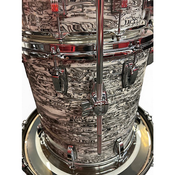 Used Ludwig 4 Piece Classic Maple White Abalone Drum Kit