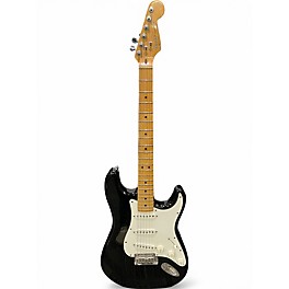 Vintage 1984 Fender American Standard Stratocaster Black Solid Body Electric Guitar