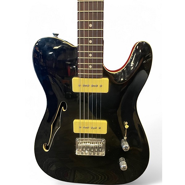 Used Michael Kelly P90 THINLINE  Black Hollow Body Electric Guitar