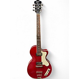 Used Hofner Contemporary Club RED Hollow Body Electric Guitar