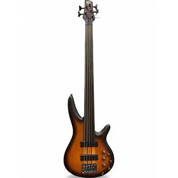 Used Ibanez SRF705 Natural Electric Bass Guitar