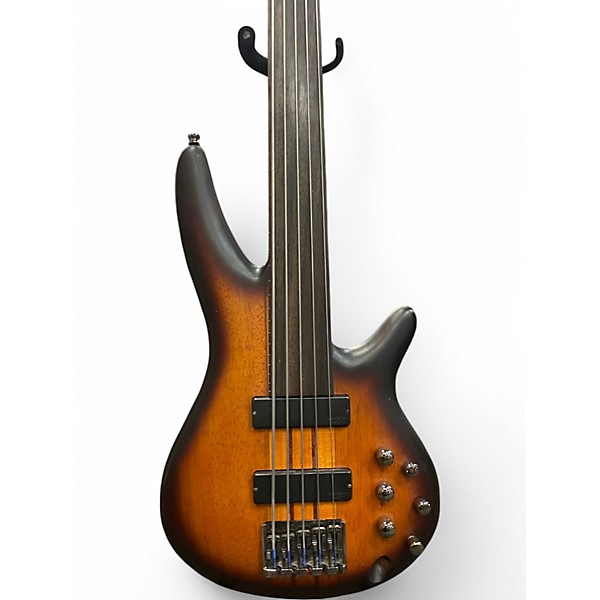 Used Ibanez SRF705 Natural Electric Bass Guitar