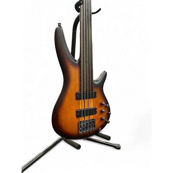 Used Ibanez SRF705 Natural Electric Bass Guitar