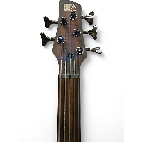 Used Ibanez SRF705 Natural Electric Bass Guitar