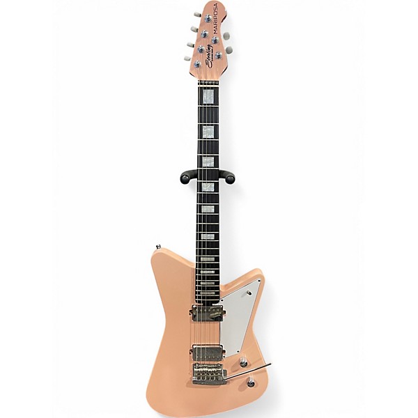 Used Sterling by Music Man MARIPOSA Pueblo Pink Satin Solid Body Electric Guitar