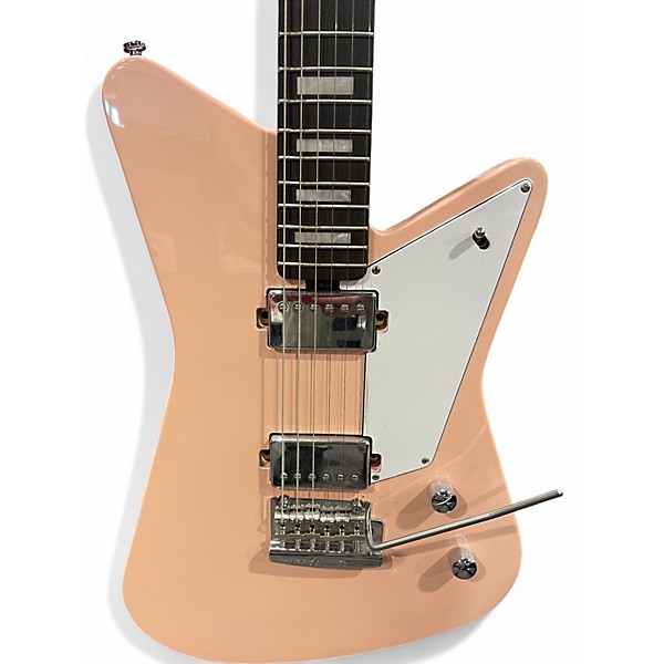 Used Sterling by Music Man MARIPOSA Pueblo Pink Satin Solid Body Electric Guitar