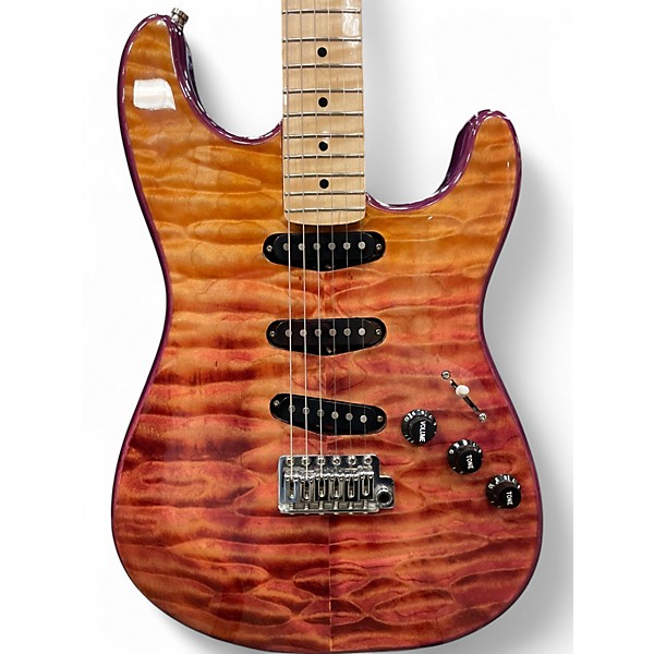 Used 2023 Dillion Monster Q 3 Tone Sunburst Solid Body Electric Guitar