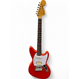 Vintage 1996 Fender JAG-STANG ORANGE Solid Body Electric Guitar