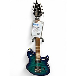 Used EVH Wolfgang Blue Burst Solid Body Electric Guitar