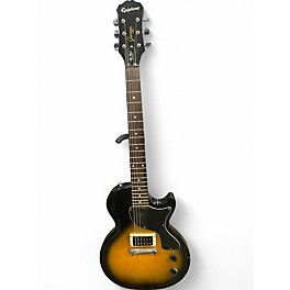 Used Epiphone Les Paul Junior Single Cut Tobacco Sunburst Solid Body Electric Guitar