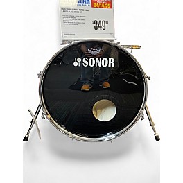 Used SONOR 5 Piece Force 1000 5 Piece Black Drum Kit