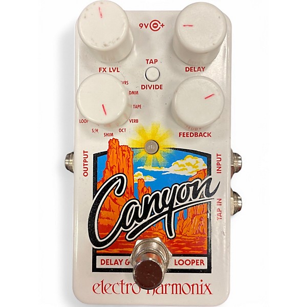 Used Electro-Harmonix Canyon Delay and Looper Effect Pedal