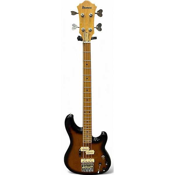 Vintage 1981 Ibanez Roadster Sunburst Electric Bass Guitar