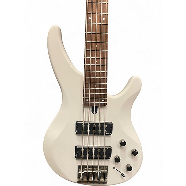 Used 2018 Yamaha TRBX305 Arctic White Electric Bass Guitar