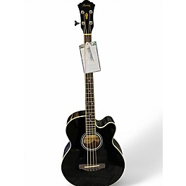 Used Ibanez AEB5E Black Acoustic Bass Guitar