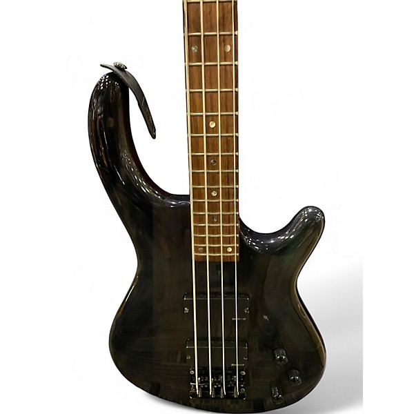 Used Dean HARDTAIL 4 STRING BASS Trans Black Electric Bass Guitar