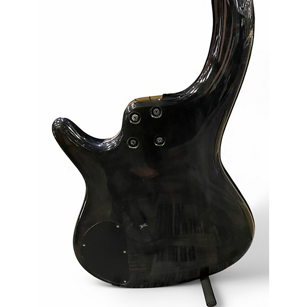 Used Dean HARDTAIL 4 STRING BASS Trans Black Electric Bass Guitar