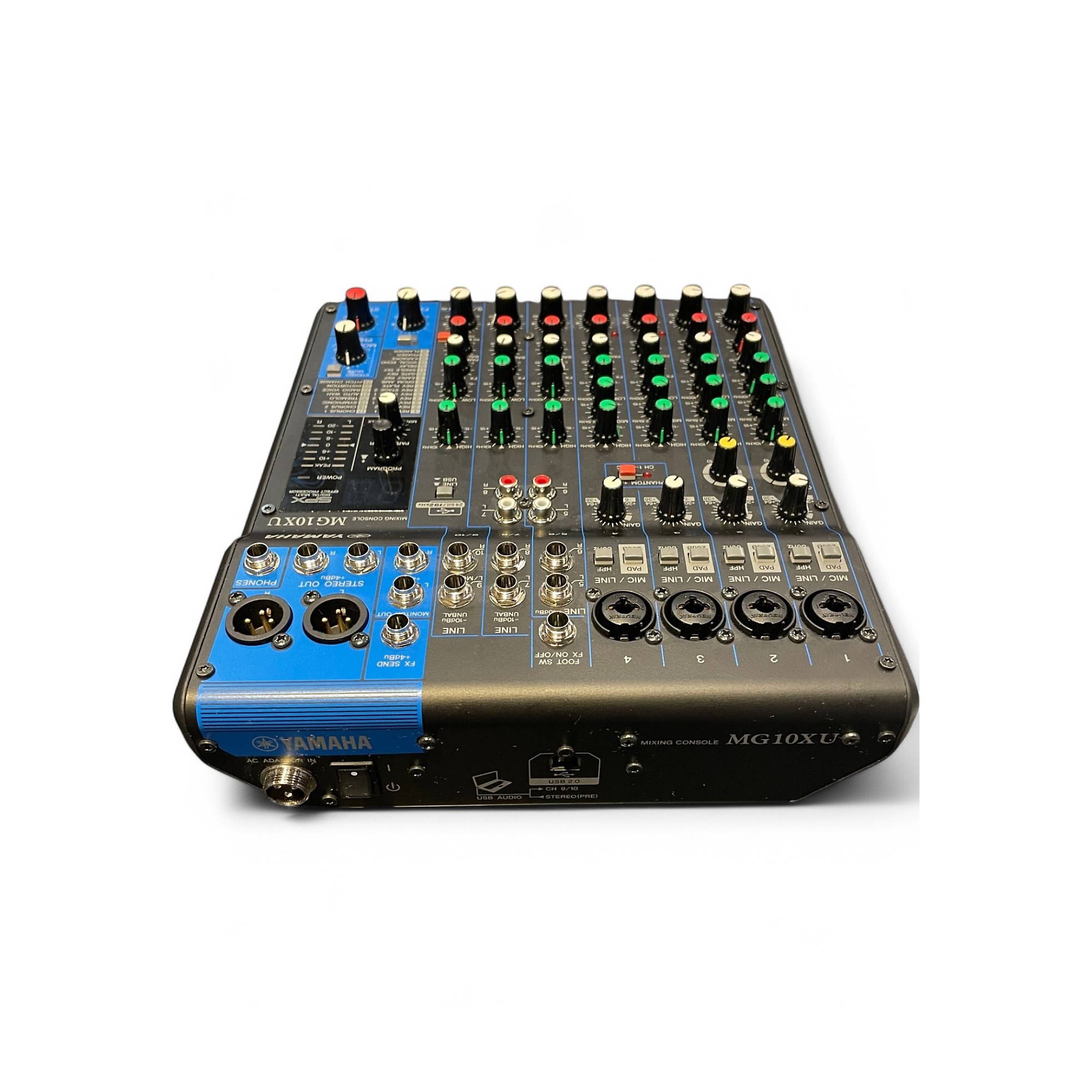 Used Yamaha Used Yamaha MG10XU Powered Mixer | Guitar Center Used Yamaha Used Yamaha MG10XU Powered Mixer | Guitar Center