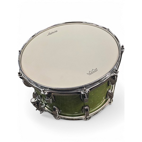 Used Ludwig 8X14 Classic Snare Emerald Green Drum