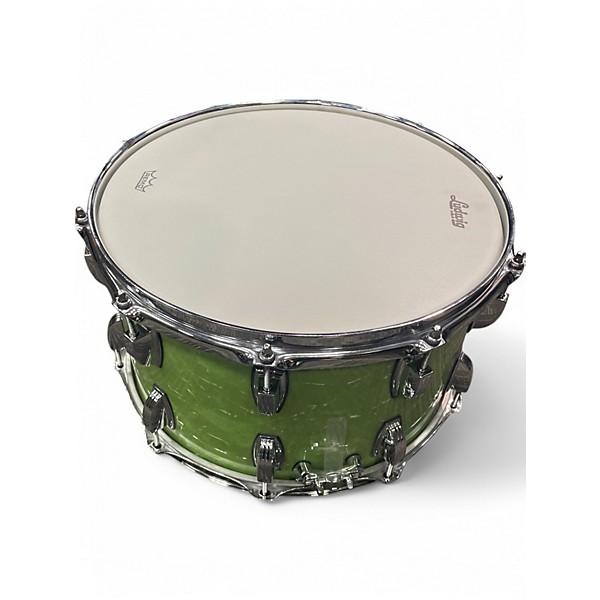 Used Ludwig 8X14 Classic Snare Emerald Green Drum
