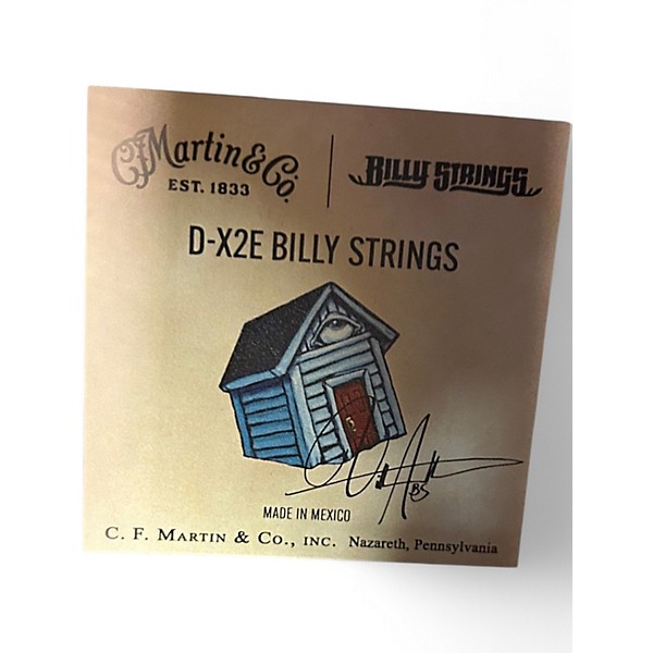 Used Martin Billy Strings D-X2E Natural Acoustic Electric Guitar