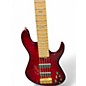 Used Spankj5 CARL S Red Electric Bass Guitar