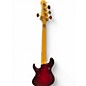 Used Spankj5 CARL S Red Electric Bass Guitar