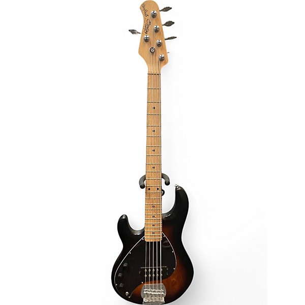 Used Sterling by Music Man Ray5 Left Handed 2 Color Sunburst Electric Bass Guitar