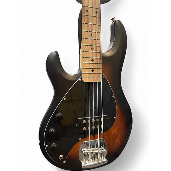 Used Sterling by Music Man Ray5 Left Handed 2 Color Sunburst Electric Bass Guitar