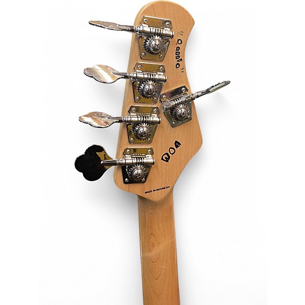 Used Sterling by Music Man Ray5 Left Handed 2 Color Sunburst Electric Bass Guitar