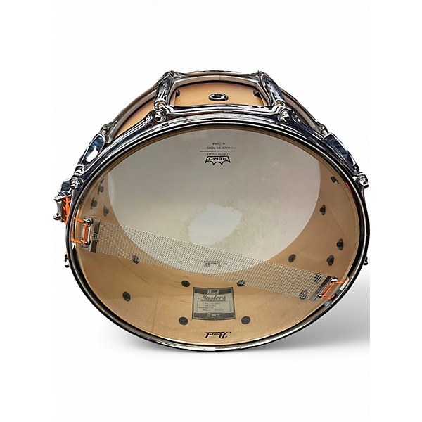 Used Pearl 14in Masters Natural Drum