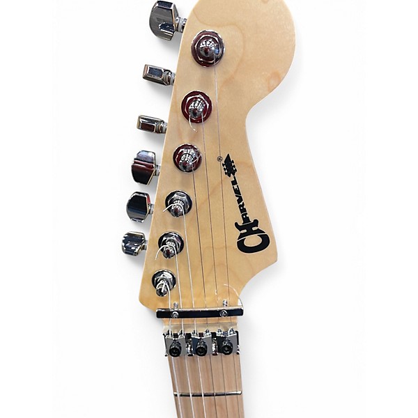 Used Charvel San Dimas Style 1 HH FR METALLIC PINK Solid Body Electric Guitar